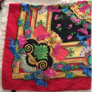 Oscar De La Rent Silk Scarf